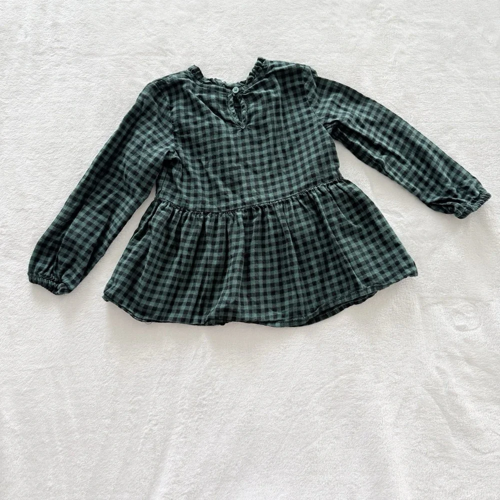 Cat & Jack green gingham